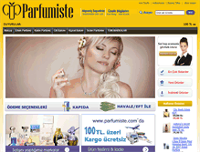 Tablet Screenshot of parfumiste.com